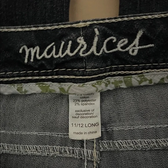 Maurices Dark Blue Boot Cut Jeans - Picture 2 of 10